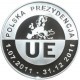 Medal Polska prezydencja w UE 15g Srebro Ag925