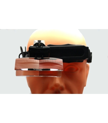 Super lupa nagłowna, 16 rodzajów powiększenia (od 1x do 28x), z podświetleniem