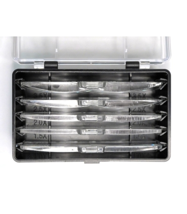 Lupa okularowa, 5 powiększeń (od 1x do 3.5x), z podświetleniem