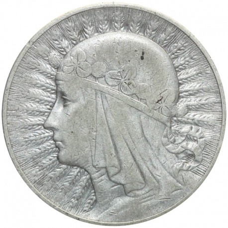 10 złotych Głowa kobiety 1932, stan 3