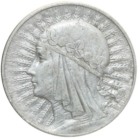 10 złotych Głowa kobiety 1932, stan 3