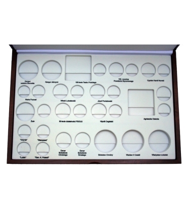 Kaseta do przechowywania monet srebrnych i 2zł GN z roku 2013