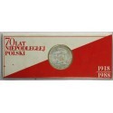 Medal 70 lat niepodległej Polski Piłsudski