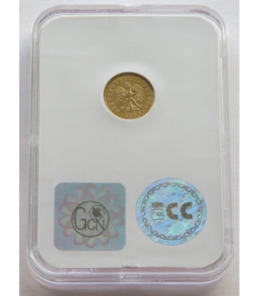 1 grosz, 2005, MS 65