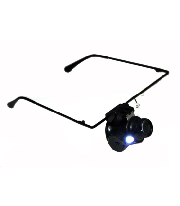 Lupa nagłowna (20x) z podświetleniem