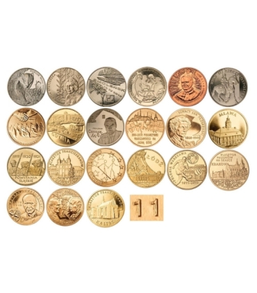 Komplet monet 2 zł GN z roku 2011