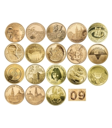 Komplet monet 2 zł GN z roku 2009