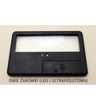Lupa 4 w 1 firmy (soczewka, led, UV, latarka)
