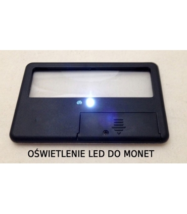 Lupa 4 w 1 firmy (soczewka, led, UV, latarka)