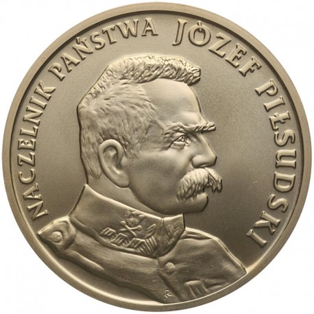 Medal,100 Rocznica Odzyskania Niepodległości 1918 - 2018, Naczelnik Państwa Józef Piłsudski