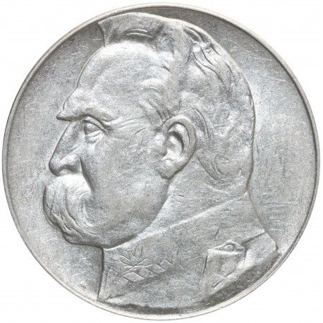 10 zł, Józef Piłsudski, 1938 stan 3+, rzadki rocznik