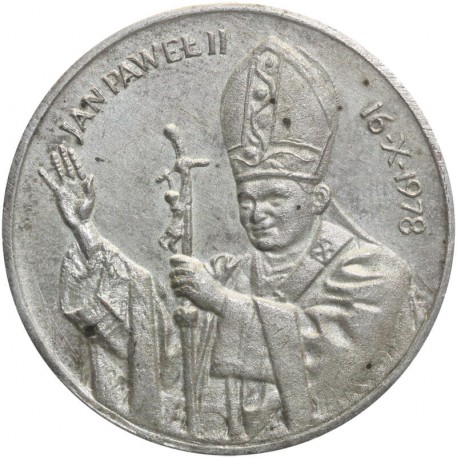 Medal 1978 Jan Paweł 2, Częstochowa, Jasna Góra