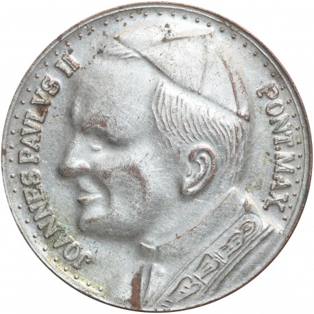 Medal 1979 Jan Paweł 2, Gniezno, Częstochowa, Warszawa, Kraków