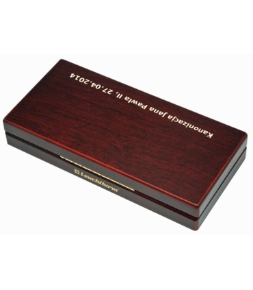 3 x 2 zł w etui z grawerem Pontyfikat, Beatyfikacja, Kanonizacja