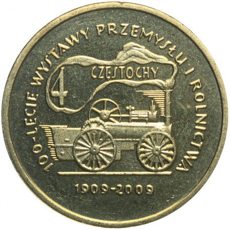 Medal, 100-lecie wystawy przemysłu i rolnictwa, Częstochy 1909-2009