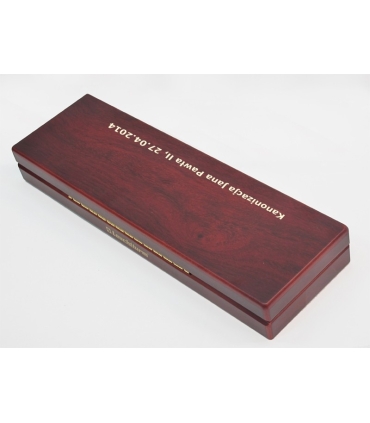 4 x srebro w etui, Pielgrzym, Pontyfikat, Beatyfikacja, Kanonizacja