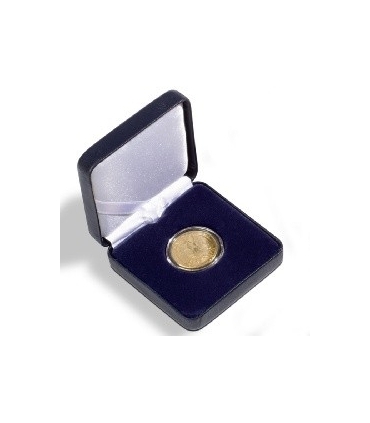 Etui nobile na pojedynczą monetę 20 zł granatowe
