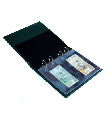 Album do banknotów OPTIMA Leuchtturm, niebieski