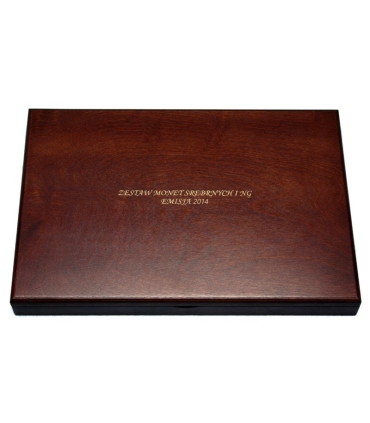 Kaseta do przechowywania monet srebrnych i 2zł GN z roku 2014