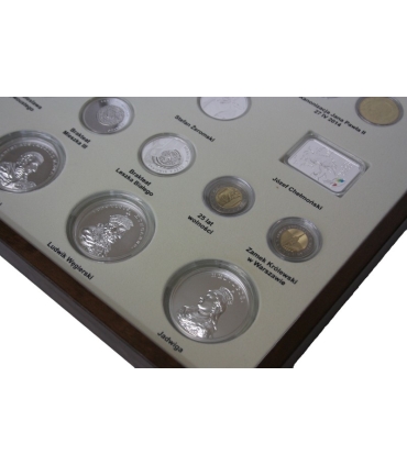Kaseta do przechowywania monet srebrnych i 2zł GN z roku 2014