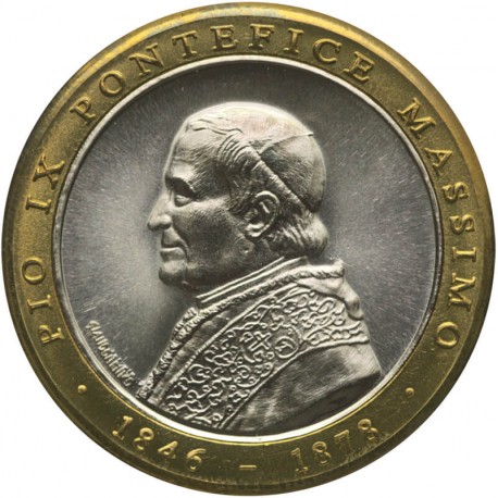 Medal Papież Pius IX Bimetal