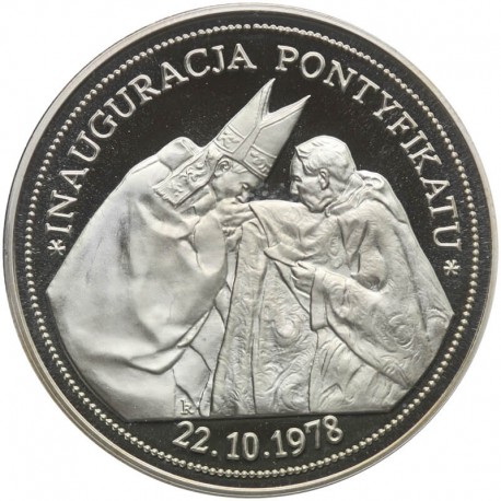 Polska, medal Jan Paweł II, Inauguracja pontyfikatu, 2008 r.