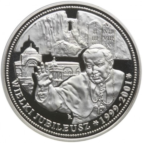 Medal, Jan Paweł II Wielki jubileusz, srebro