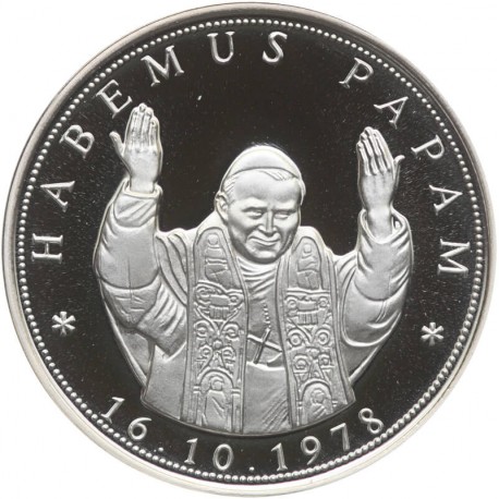 Medal, Jan Paweł II Habemus Papam, srebro