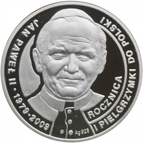 Medal z okazji 30. Rocznicy I Pielgrzymki Jana Pawła II do Polski, Srebro 925