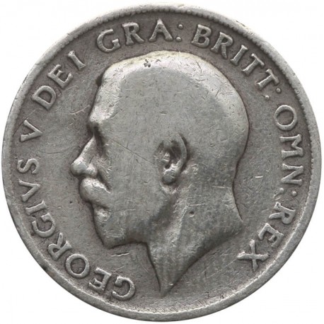 Wielka Brytania 1 szyling, 1912, srebro