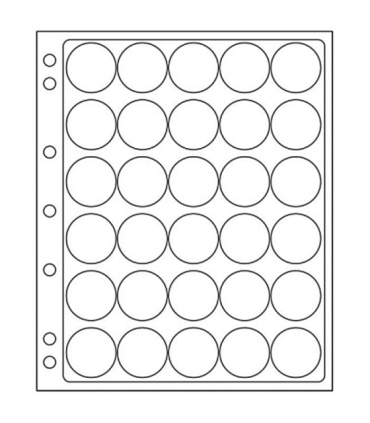 Twarda Koszulka ENCAP na 30 monet 32-33 mm