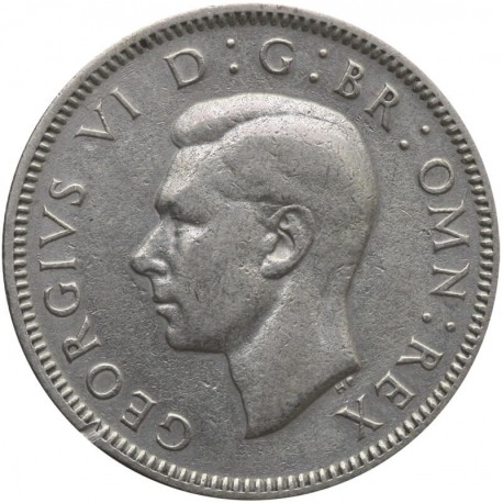 Wielka Brytania 1 szyling, 1937, srebro