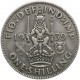 Wielka Brytania 1 szyling, 1939, srebro