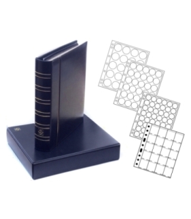 Album do monet Grande Leuchtturm niebieski do 160 monet, MIX