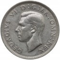 Wielka Brytania 1 szyling, 1938, srebro