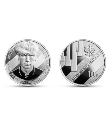 10 zł Grzegorz Ciechowski koło Historia Polskiej Muzyki Rozrywkowej