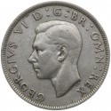 Wielka Brytania ½ korony, 1942, srebro