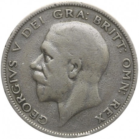 Wielka Brytania ½ korony, 1936, srebro