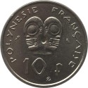Polinezja Francuska 10 franków, 1975, stan 3