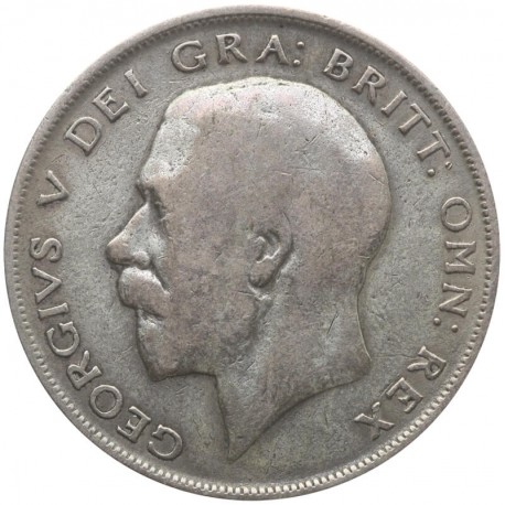 Wielka Brytania ½ korony, 1923, srebro