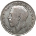 Wielka Brytania ½ korony, 1923, srebro