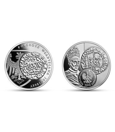 20zł, Historia Monety Polskiej – półgrosz Władysława Jagiełły