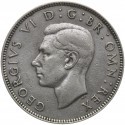 Wielka Brytania 2 szylingi (floren, florin), 1941, srebro