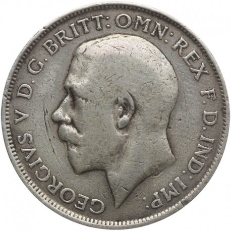 Wielka Brytania 2 szylingi (floren, florin), 1918, srebro