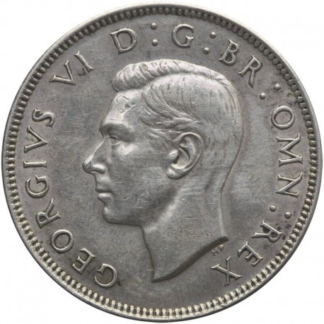 Wielka Brytania 2 szylingi (floren, florin), 1945, srebro