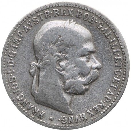 Austria 1 korona, 1914, Franciszek Józef I, srebro