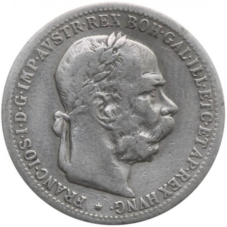 Austria 1 korona, 1900, srebro