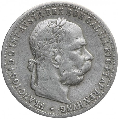 Austria 1 korona, 1899, srebro