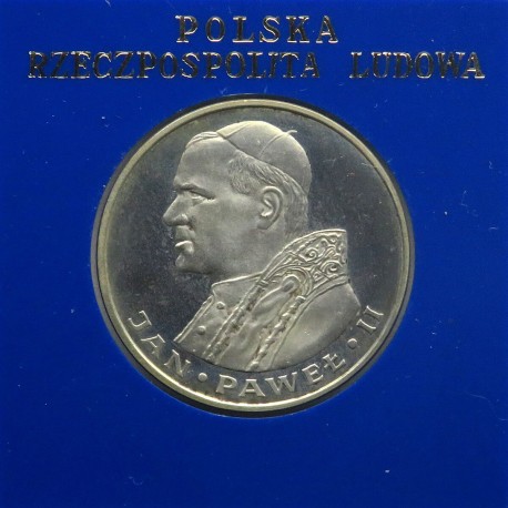1.000 zł Jan Paweł 2, 1982, w niebieskim kapslu