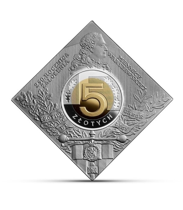 5 zł, 250. rocznica założenia Mennicy Warszawskiej